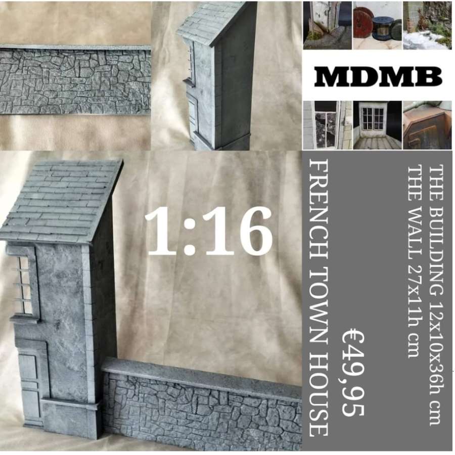 french town house 116 diorama