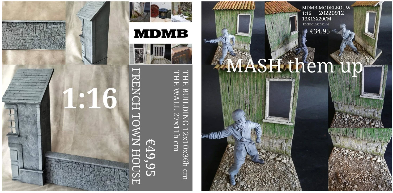 schaal 1 + 16 diorama