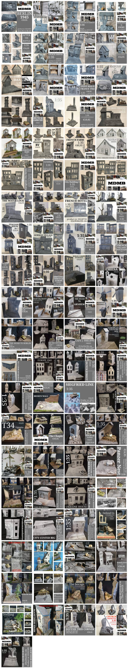 tweede wereldoorlog diorama overzicht